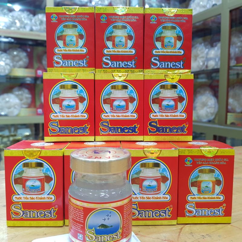 10 lọ nước yến sào sanest 70ml