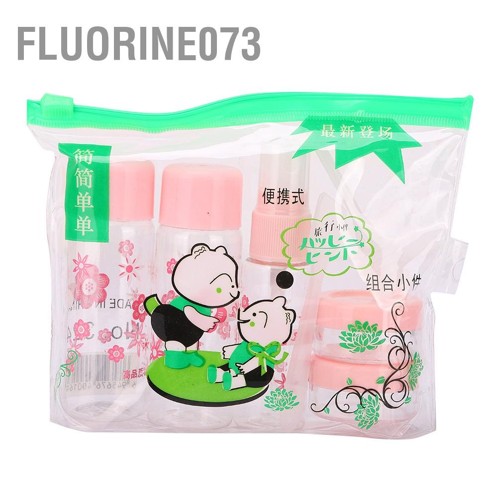 [Hàng mới về] 7 chai rỗng/chai xịt đựng sữa dưỡng thể/kem/đồ trang điểm tái sử dụng di động