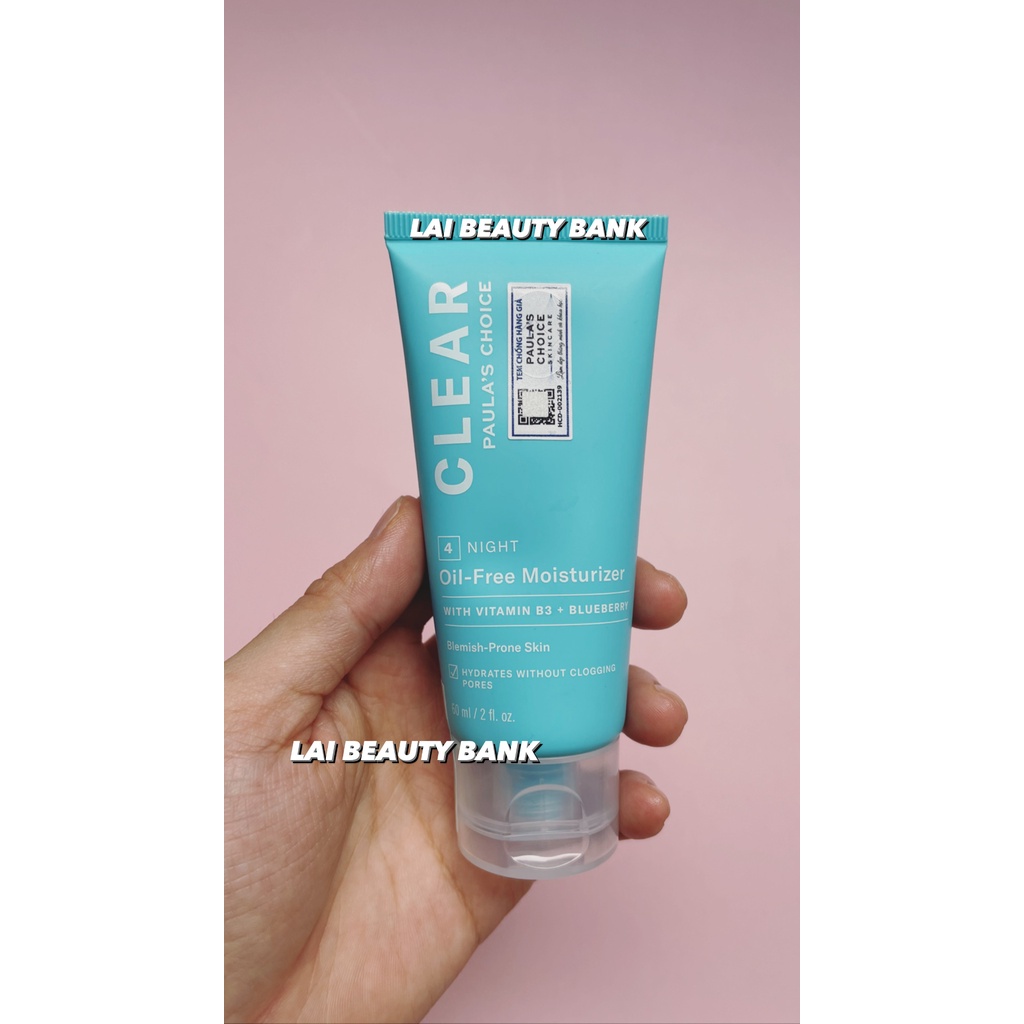 Dưỡng ẩm Paula's Choice CLEAR Oil-Free Moisturizer không chứa dầu dành cho da mụn 15ml, 60ml - LAI BEAUTY BANK | BigBuy360 - bigbuy360.vn