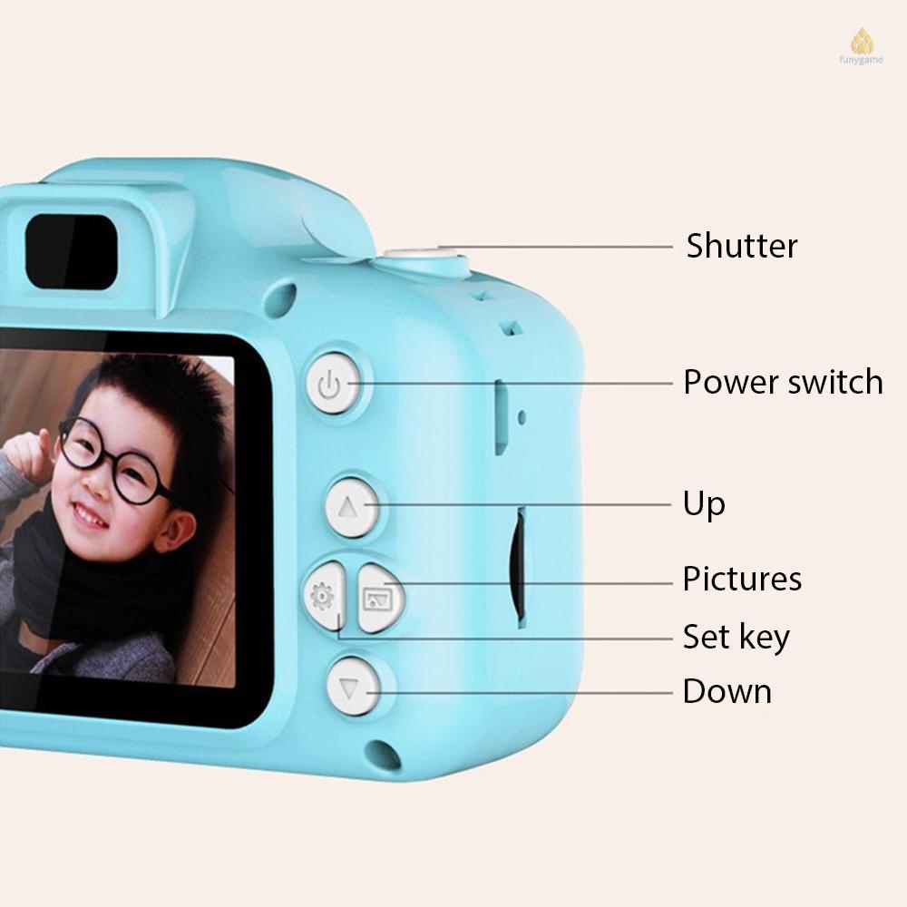 Máy quay phim kỹ thuật số 720P độ phân giải cao 8 Mega Pixels 2 Inch IPS cho bé
 | BigBuy360 - bigbuy360.vn