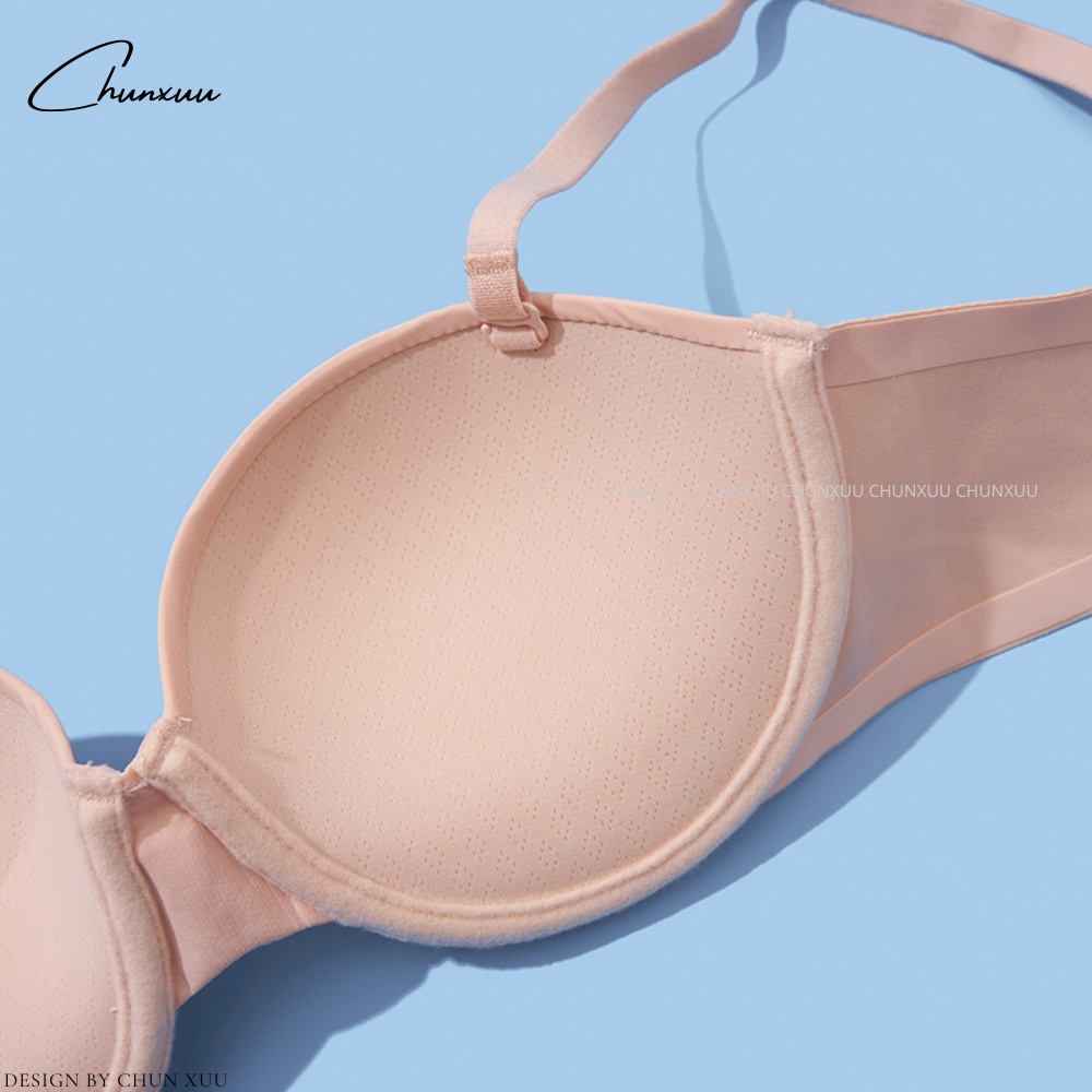 Áo lót nữ cúp ngực vải đúc su mềm mại đệm dày có gọng siêu nâng đẩy ngực ChunXuu- AV52