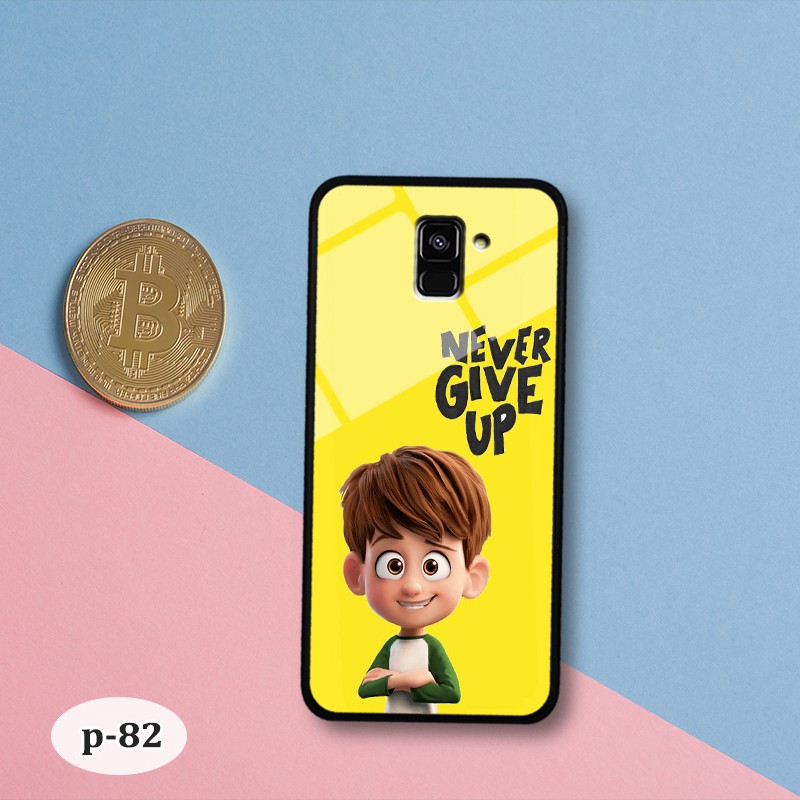 [Mã ELORDER5 giảm 10K đơn 20K] Ốp kính in hình cute SAMSUNG A5 2018