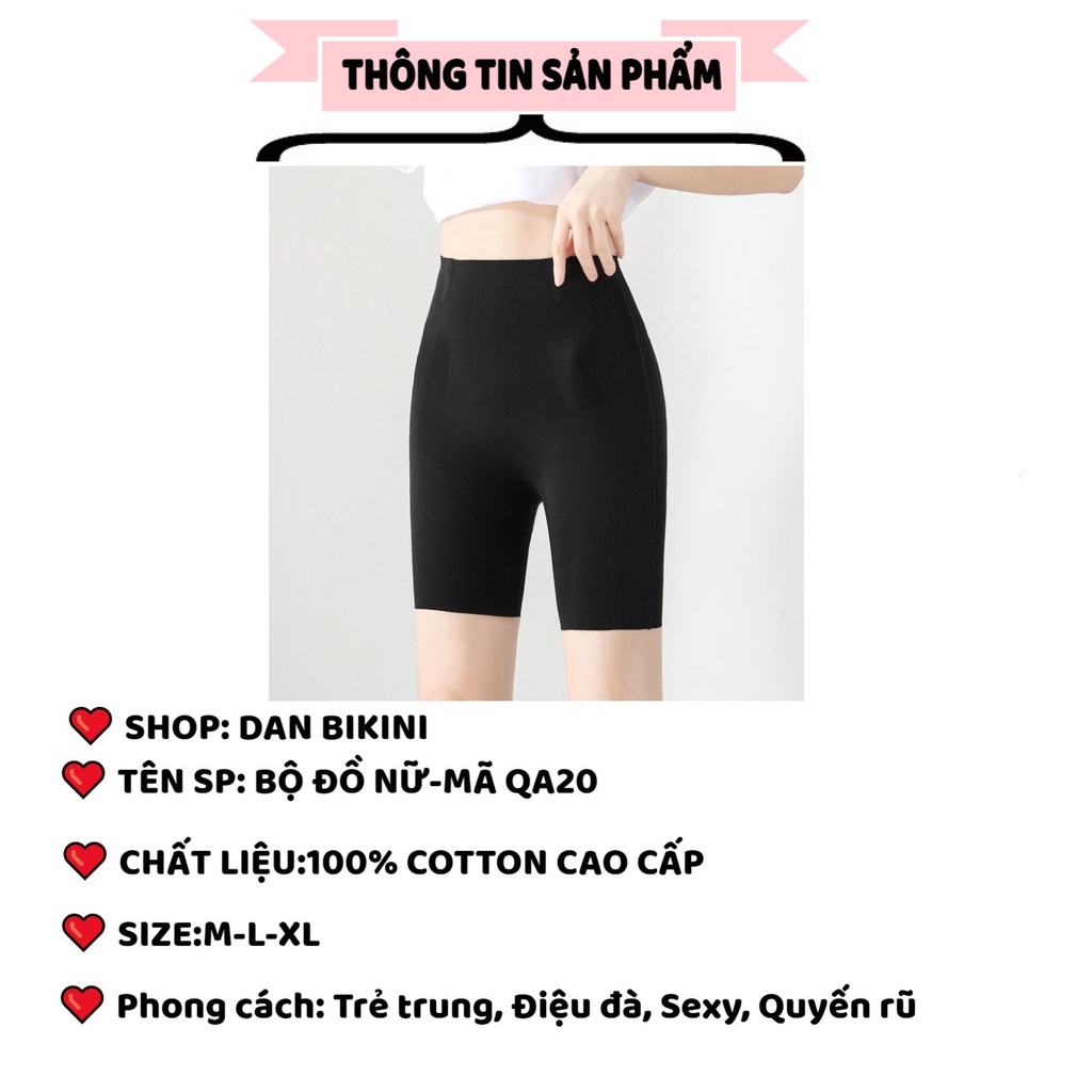 Quần legging ngố/đùi nữ cao cấp thiết kế co giãn 4 chiều thoải mái MÃ QA20