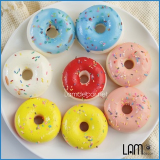 Mô Hình Bánh Donut Giả Trang Trí Siêu Xinh