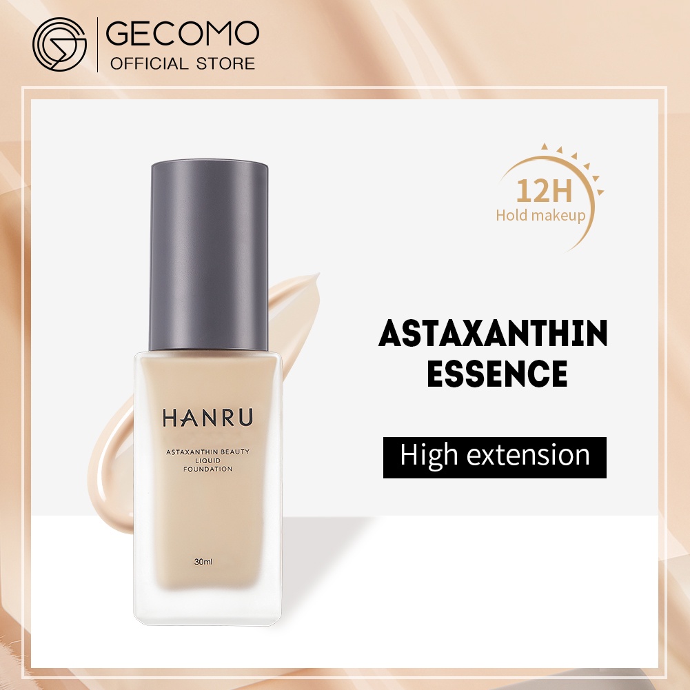 Kem Nền Dạng Lỏng Làm Sáng Da Lâu Trôi 12 Giờ GECOMO 30ml