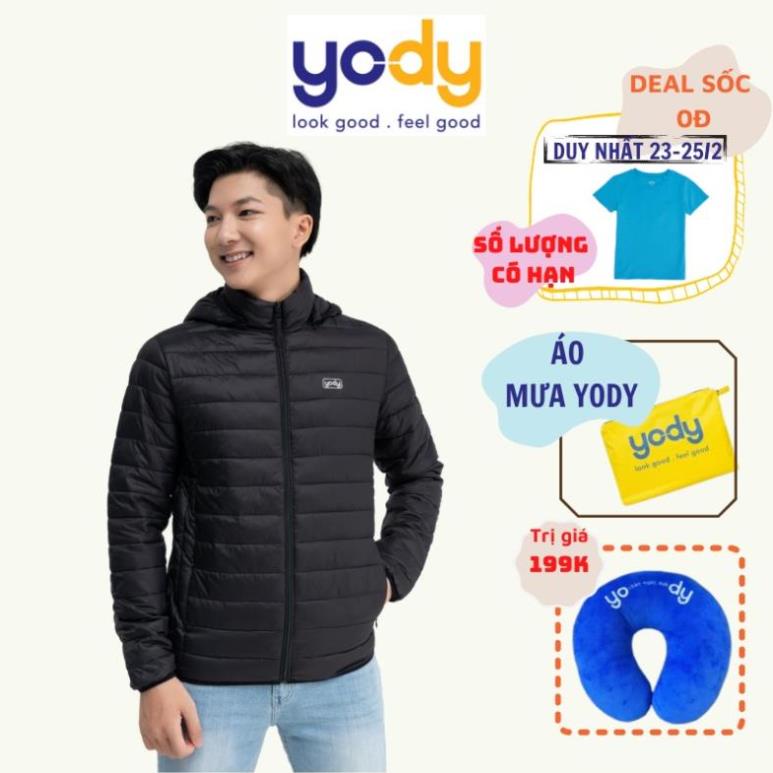 Áo Phao Nam YODY Có Mũ Cơ Bản Nhiều Màu Siêu Nhẹ Chống Nước Chất Liệu Cao Cấp PHM3000 ! ,