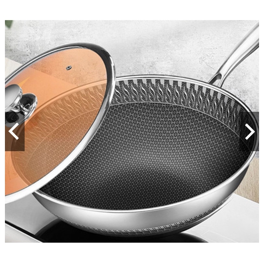 Chảo vân tổ ong sâu lòng size 32cm siêu chống dính