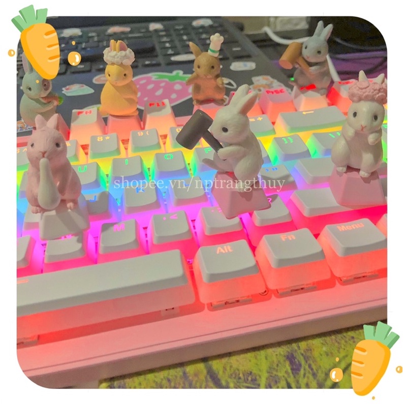 Keycap thỏ con xin xắn 🐰🐇