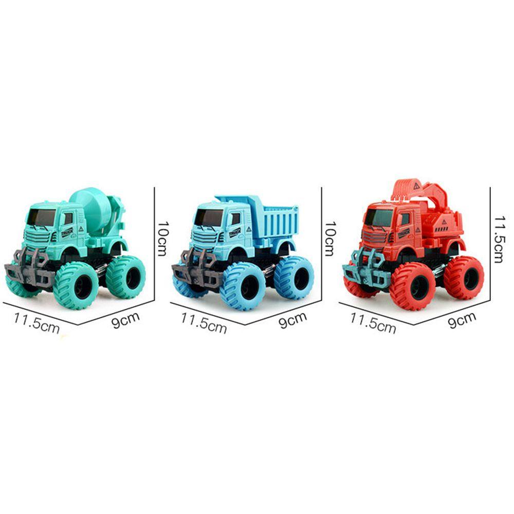 Bộ Đồ Chơi Mô Hình Xe Công Trường 4 Bánh Vui Nhộn Cho Bé