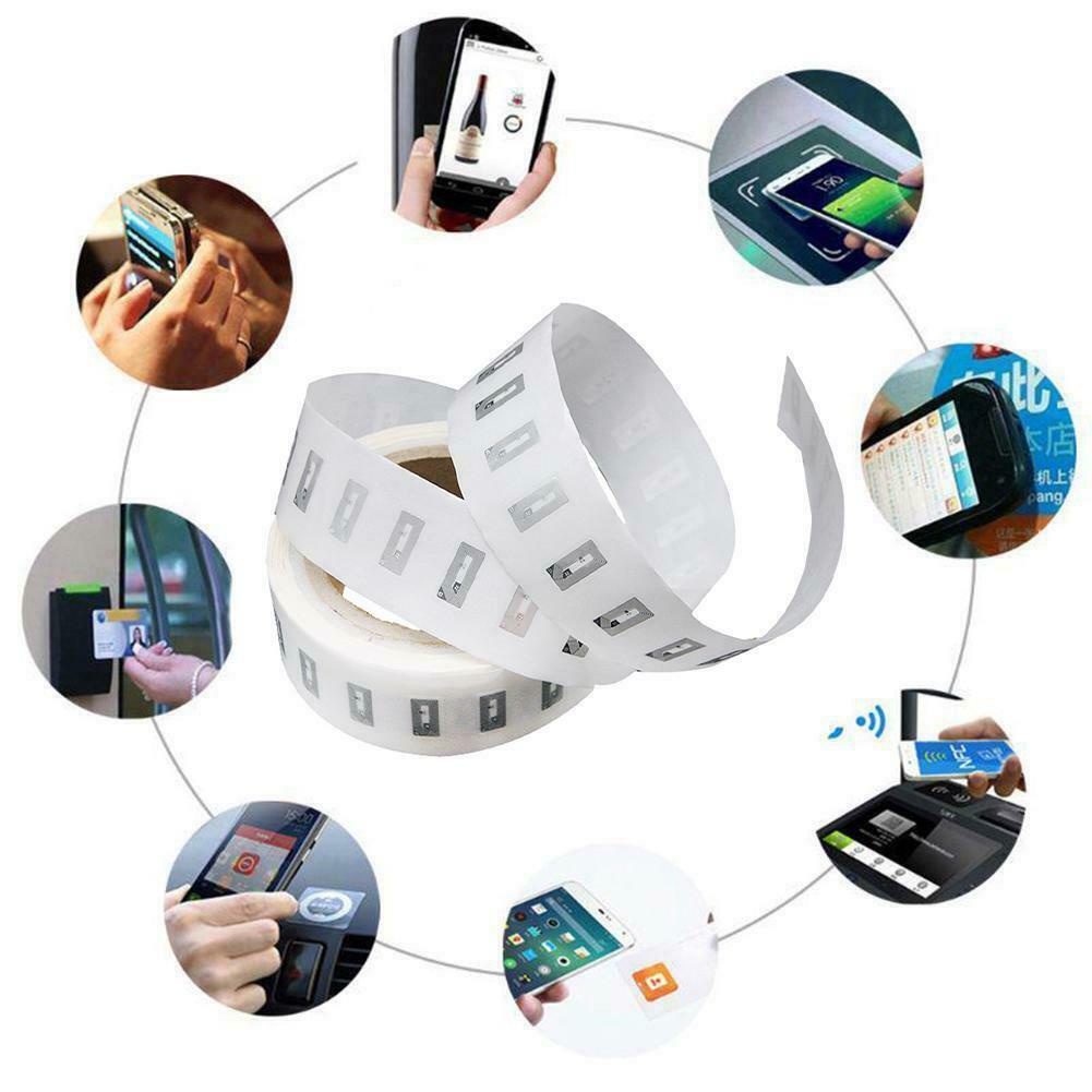 Set 10 thẻ NFC chip 213 2*1cm 13.56MHz A9A4 NTAG 213 Tag U9F2 RFID Z6E4 chất lượng cao
