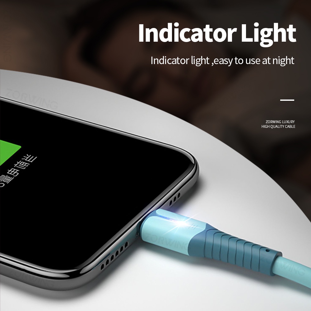 ⚡LED 1.5M 5A Compatible for dây sạc iP  Android Dây Cáp Sạc Nhanh Cho 5 Silicone Lỏng
