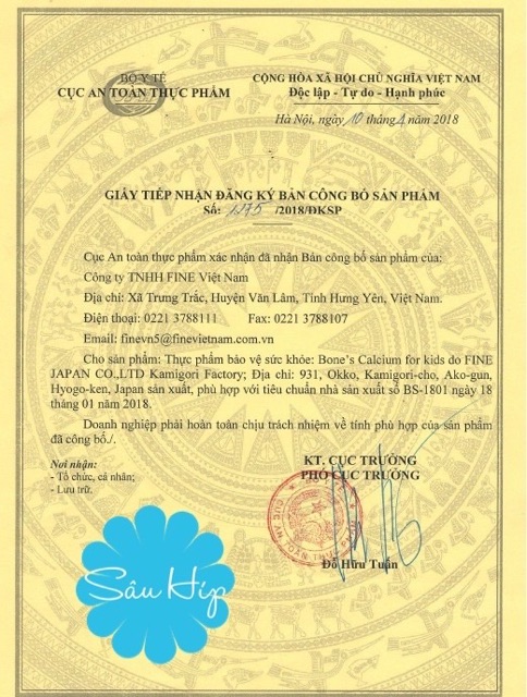 Bột Bone's Calcium For Kids Bổ Sung Calcium - Canxi Xương Cá Tuyết Nhật Bản Túi 140g | Thế Giới Skin Care