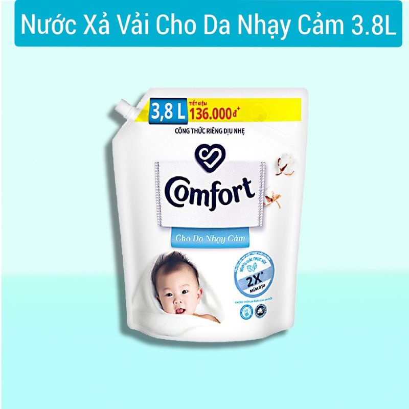 Nước Xả Vải Comfort Cho Da Nhạy Cảm (3.2L/Túi)