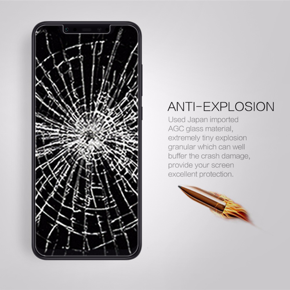 Miếng Dán Kính Cường Lực Cho Xiaomi Mi8 Lite - Trong Suốt