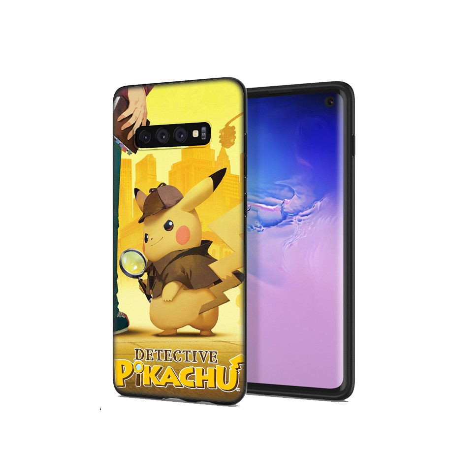 Samsung Galaxy J2 J4 J5 J6 Plus J7 J8 Prime Core Pro J4+ J6+ J730 2018 Casing Soft Case 33SF Detective Pikachu POKeMON mobile phone case