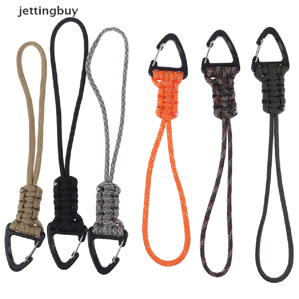Dây bện Jetting buộc bánh răng chiến thuật handmade với móc khóa QDD