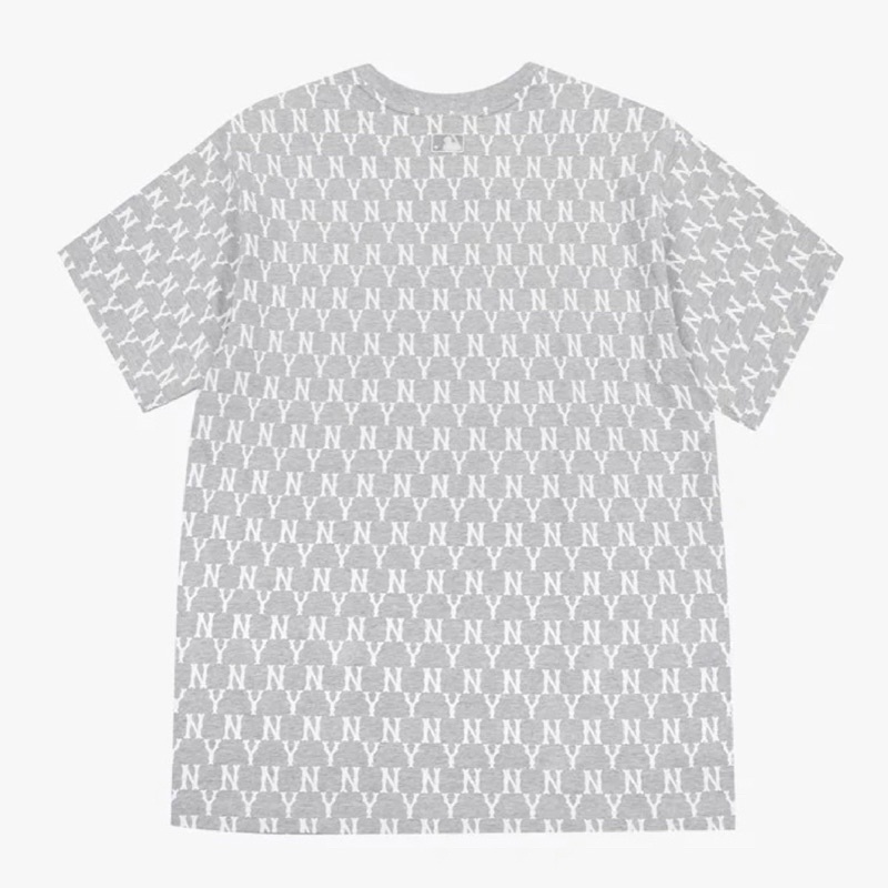 Áo MLB Monogram Xám Ghi Full Tag Mẫu Mới Nhất Logo Thêu