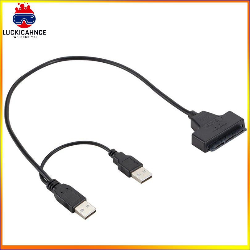 Dây Cáp Chuyển Đổi Usb 2.0 Sata 7 + 15pin Sang Usb 2.0 Cho Ổ Cứng 2.5 Hdd Laptop | BigBuy360 - bigbuy360.vn