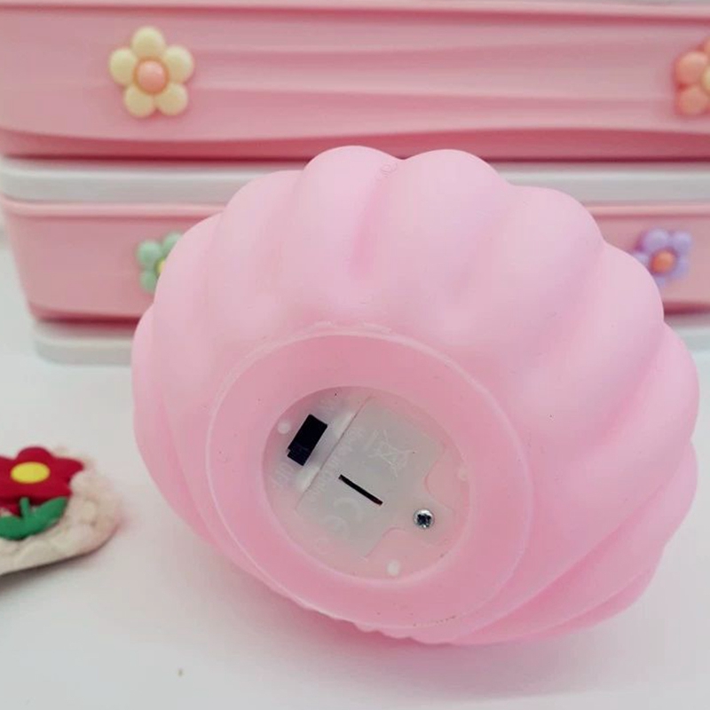 Đèn ngủ LED để bàn thiết kế hình vỏ sò ngọc trai sáng tạo độc đáo