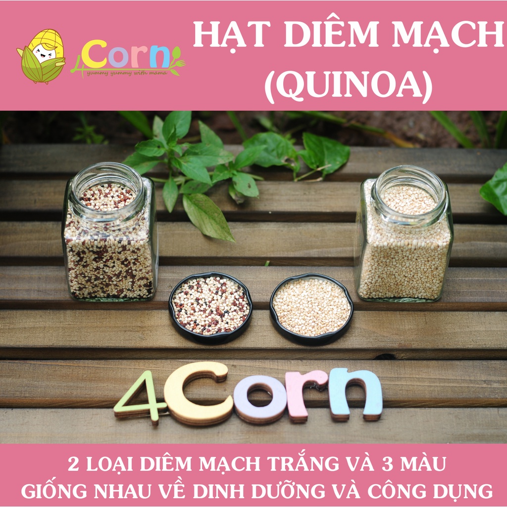Hạt diêm mạch (quinoa) hữu cơ AmaVie - Cho bé 7m+
