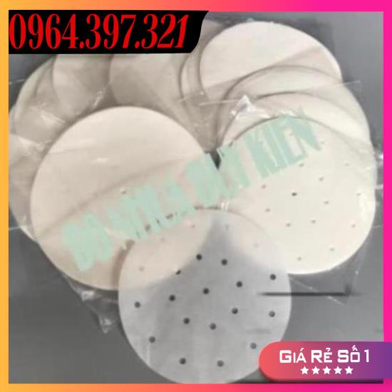 400 Giấy Nến Đục Lỗ Cho Nồi Chiên Không Dầu, Giấy Thấm Dầu Ăn Đủ Size
