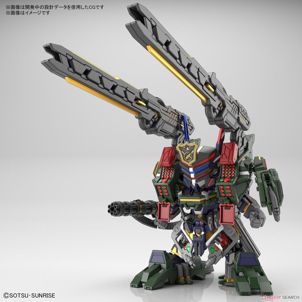 Mô Hình Lắp Ráp Gundam SD World Heroes Sergeant Verde Buster DX Set SDW SDWH