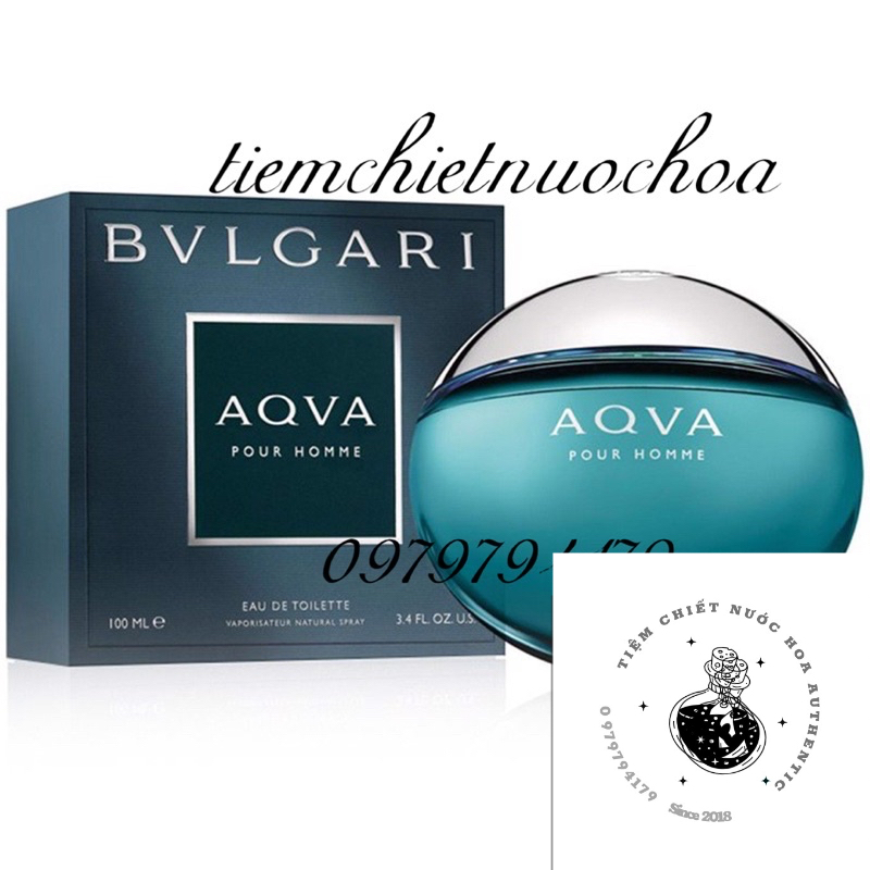 Nước Hoa Nam Bvlgari Aqva Pour Homme For Men EDT