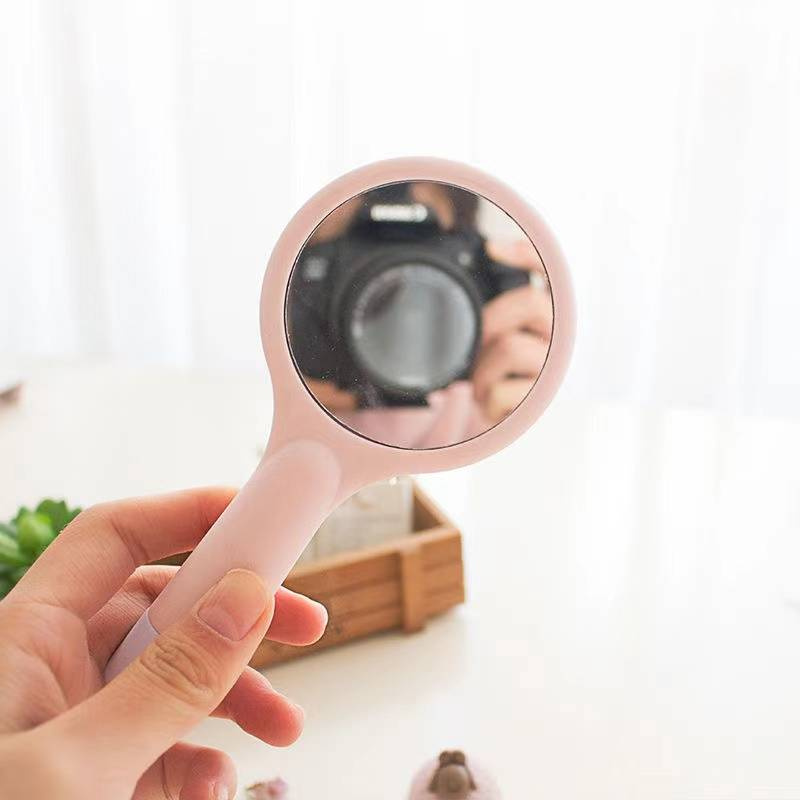 [Hàng mới về] Lược chải tóc tích hợp gương 2 trong 1 tiện lợi cho nữ