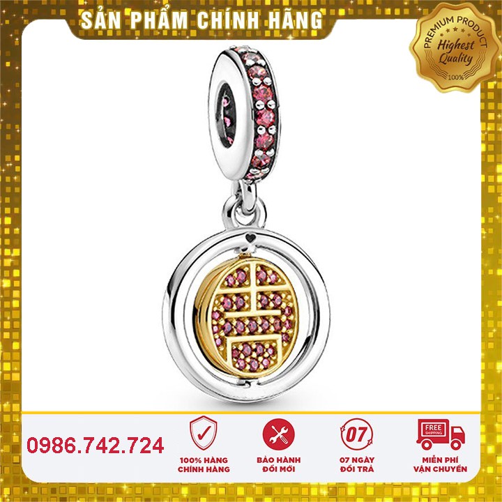 [Hàng cao cấp] Charm Bạc S925 ALE Cao Cấp - Charm treo chữ cát tài lộc- Mã sản phẩm CHARMBAC_HH00017