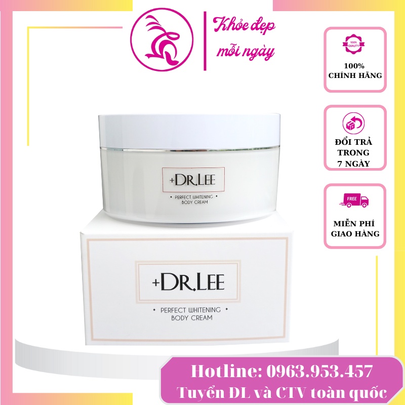 Kem dưỡng trắng Perfect whitening Body Cream +Dr.lee. Sản phẩm được các chuyên gia khuyên dùng thành phần thiên nhiên