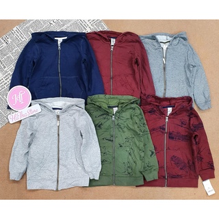 Áo khoác C'4RT£R nỉ mỏng màu trơn bé trai bé gái
