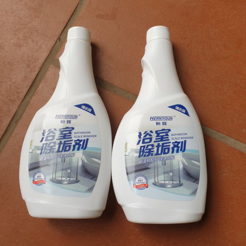 [sale] Chai xịt tẩy cặn canxi trên inox và kính cho nhà tắm siêu sạch  đẹp an toàn  cho gia đình bạn..