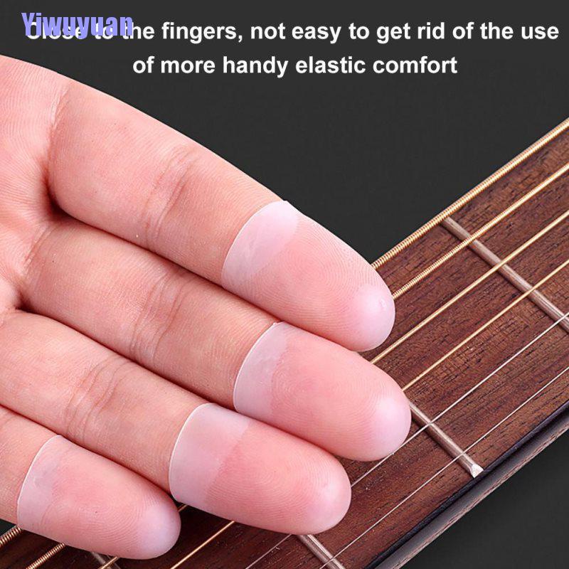 Bộ 4 Vỏ Bọc Bảo Vệ Ngón Tay Bằng Silicone Khi Chơi Thể Thao