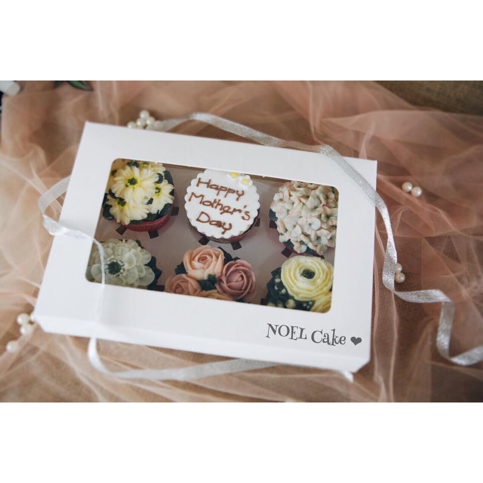 Hộp Bánh cupcakes / 10 hộp