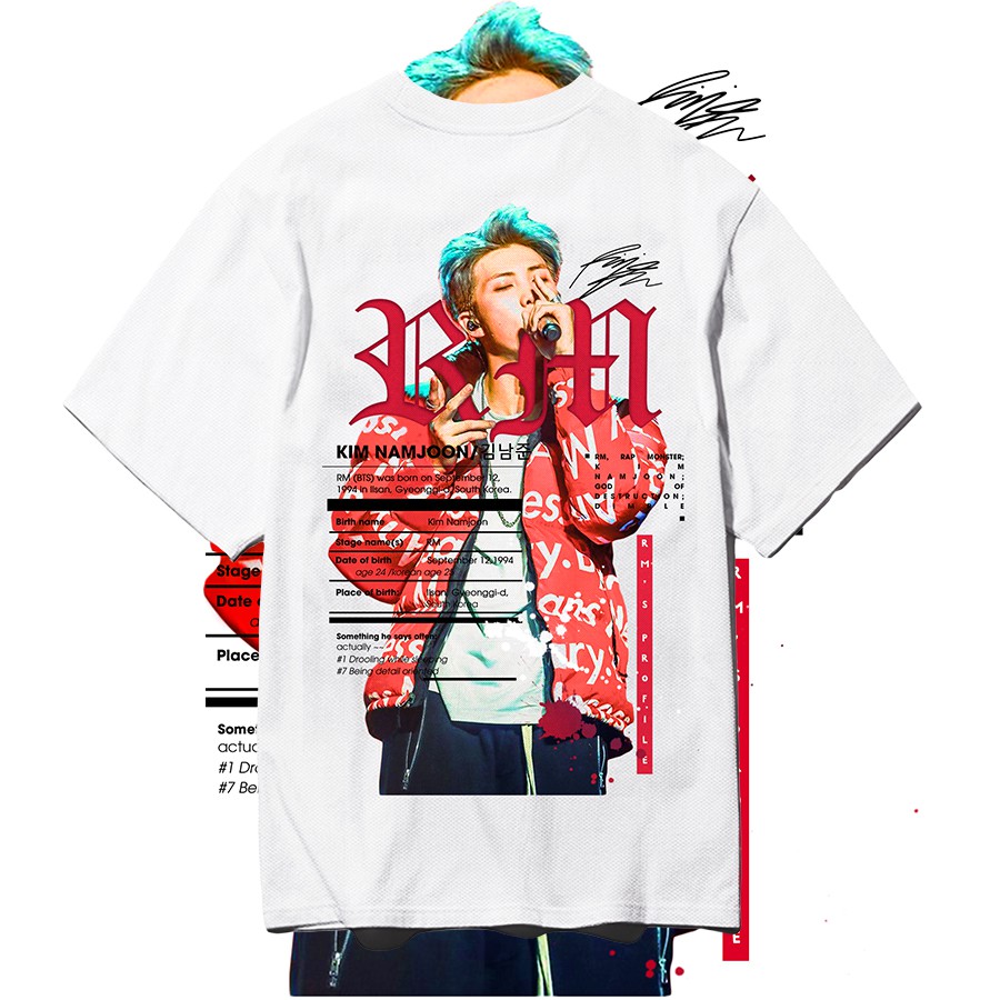 Áo thun BTS RM - Demis Design
