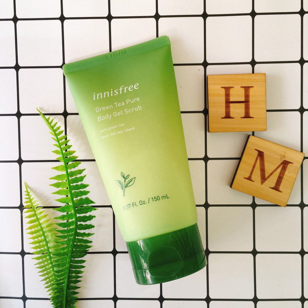 [Chính Hãng] Tẩy Tế Bào Chết Toàn Thân Trà Xanh – Innisfree Green Tea Pure Body Gel Scrub 150ml