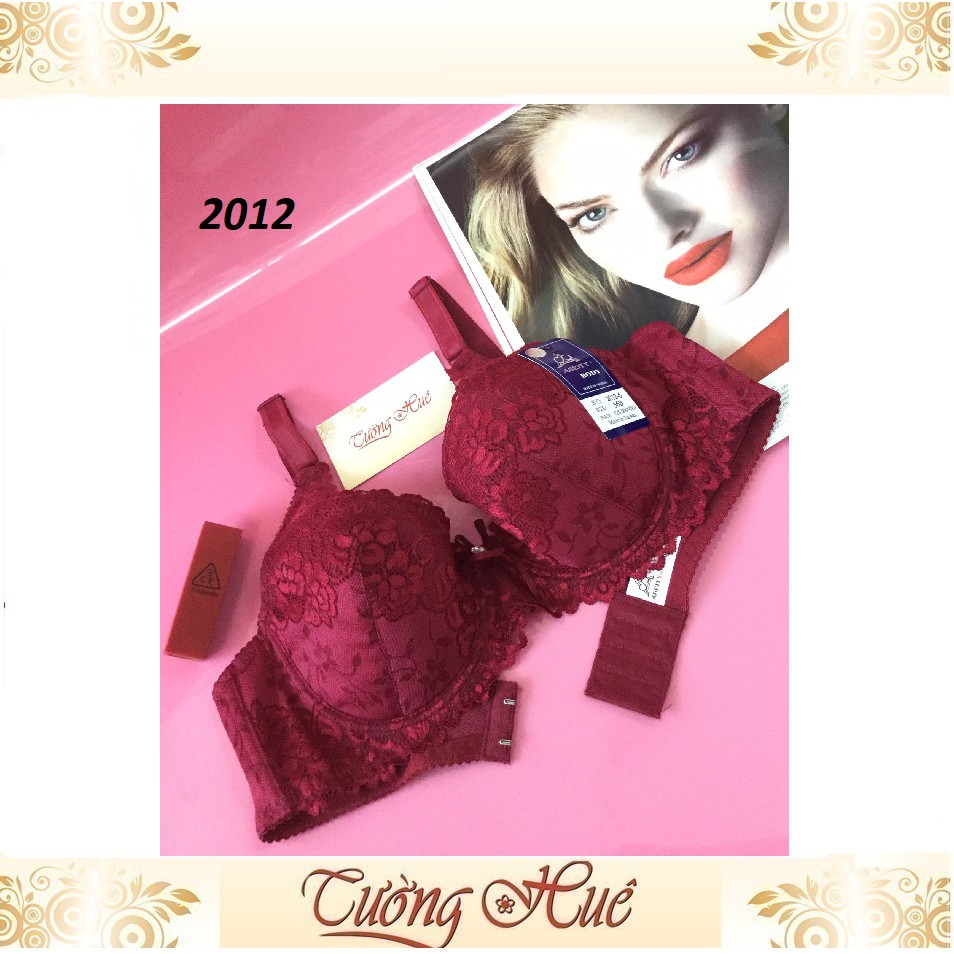 Áo lót nữ Đài Loan Aseity 2012 ren không mút lưng bảng to.