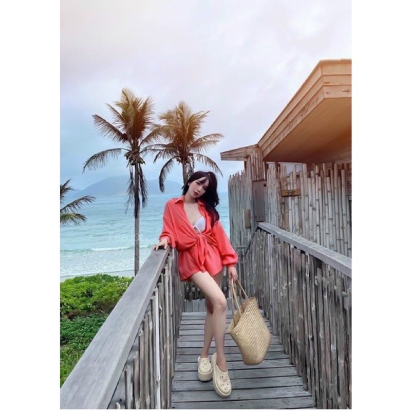 [Shop bigsize nữ 50kg đến 90kg] Set áo sơ mi nữ thời trang