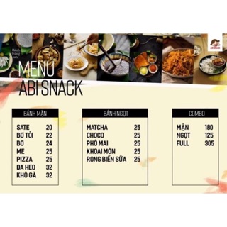 BÁNH TRÁNG ABI ĐỦ LOẠI -  MUA 3B TẶNG 1 QUÀ 🎁 5B TẶNG 2 QUÀ