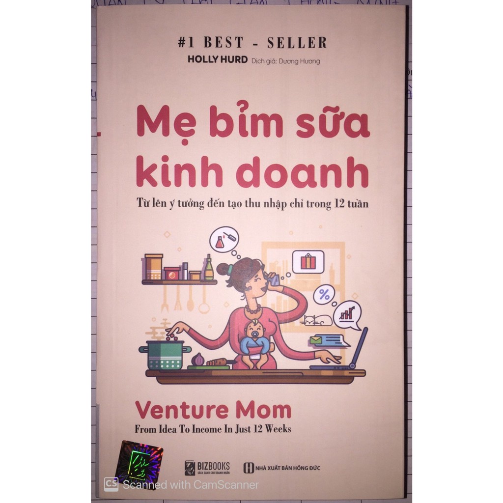 Sách Mẹ Bỉm Sữa Kinh Doanh Online - Từ Lên Ý Tưởng Đến Tạo Thu Nhập Chỉ Trong 12 Tuần