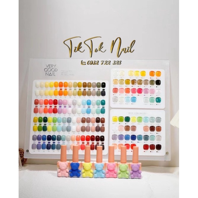 VERY GOOD nail con gấu 60 màu