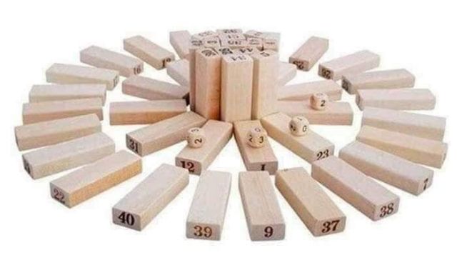 Đồ chơi rút gỗ 54 thanh loại lớn (hộp màu xanh ),,,