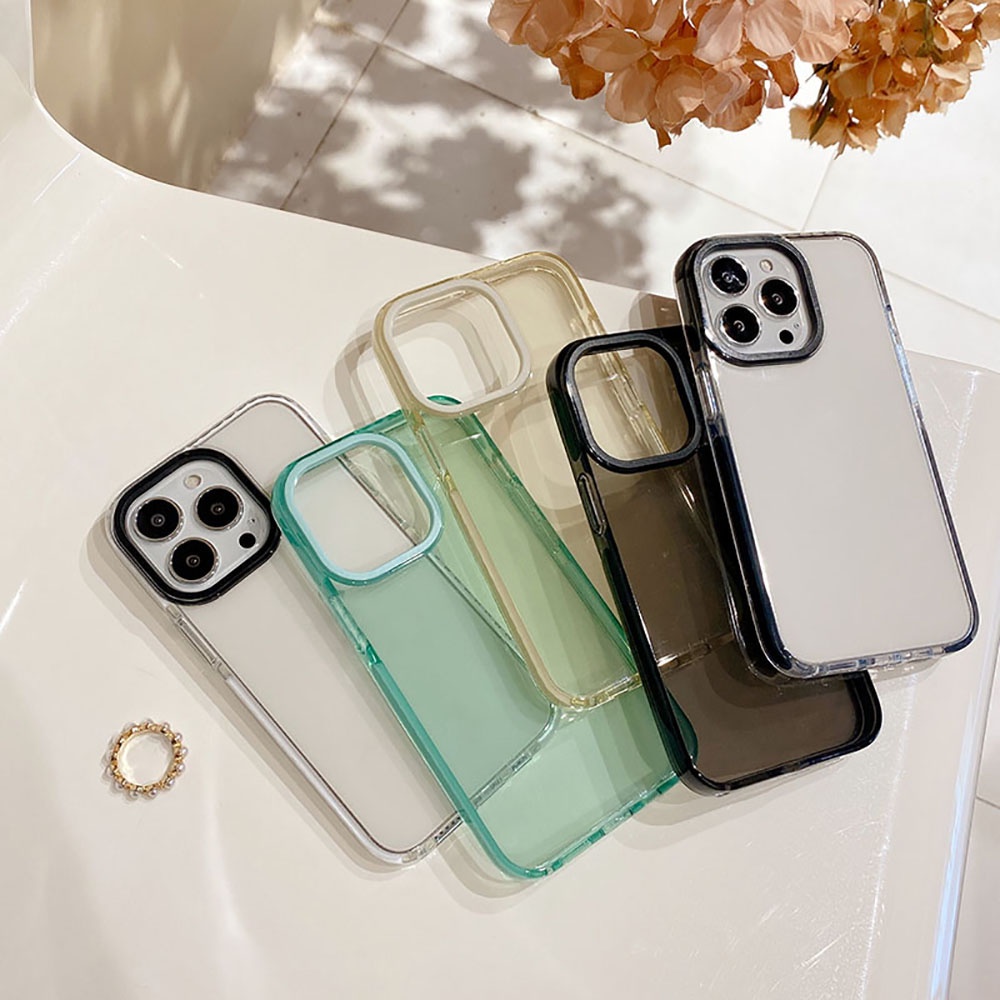 Ốp điện thoại TPU mềm trong suốt chống rơi cho iPhone 13 Pro Max 13pro 13promax iphone13