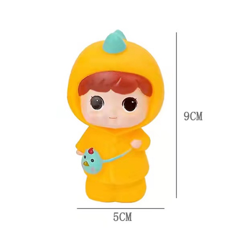 [SIÊU RẺ❤️] – Em bé áo vàng (1 Cặp) - Trang trí bánh sinh nhật bánh kem