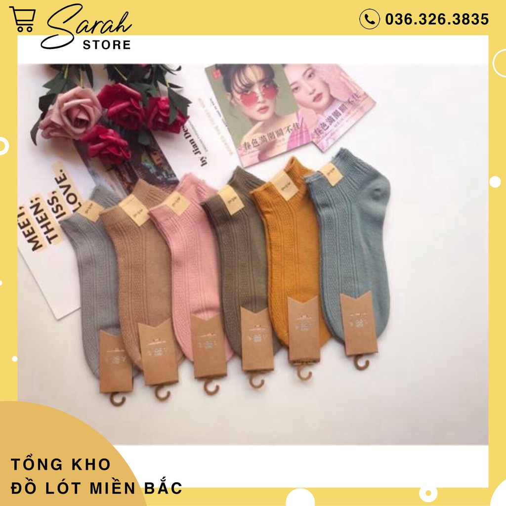Set 10 Đôi Tất Len Gân Nữ Loại Mới Cao Cấp.