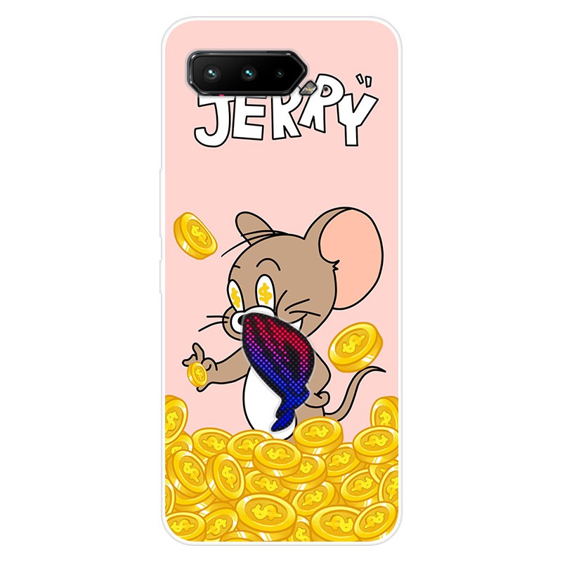 Ốp điện thoại silicone TPU hoạt hình mềm cho Asus ROG Phone 5 ZS673KS