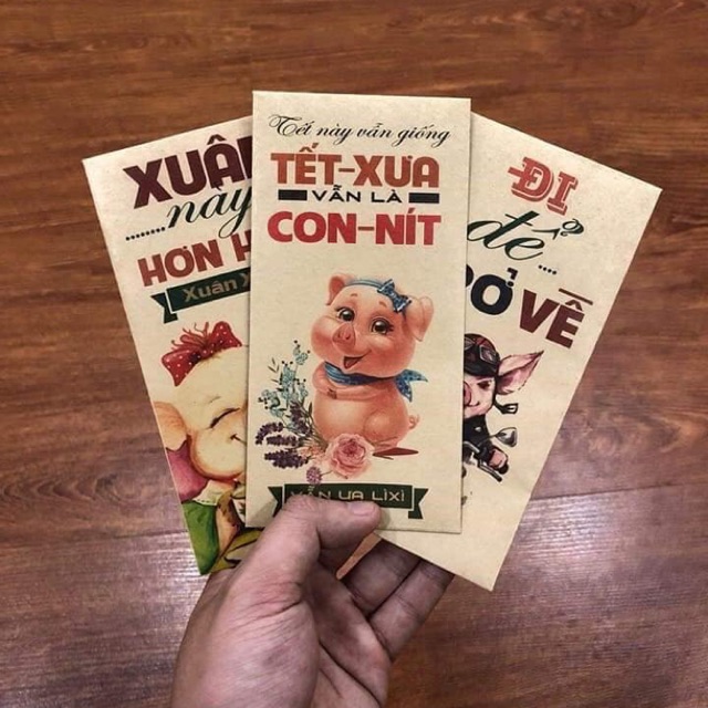 Lì xì 2018 combo 10chiec