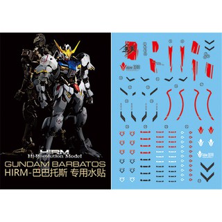 Decal nước Hi Re 1/100 Gundam Barbatos
