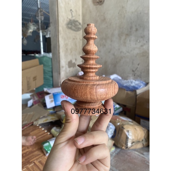 Nậm lồng chim chào mào chất liệu gỗ hương cao cấp