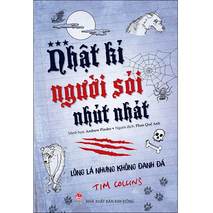 Sách - Nhật ký ma cà rồng nhút nhát - tập 3 - Nhật kí Người sói nhút nhát